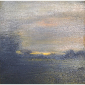 Twilight 2, oil on panel, 15 x 15cm