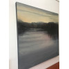 The Avon at Tewkesbury, oil on canvas, 100 x 100cm