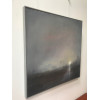 Foggy Scrubland, oil on canvas, 61 x 61cm