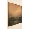 Field Gate, January, oil on canvas board,  60.5 x 50.5cm