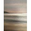 he Old Pier from Sand Bay, oil on canvas board, 60.5 x 50.5cm
