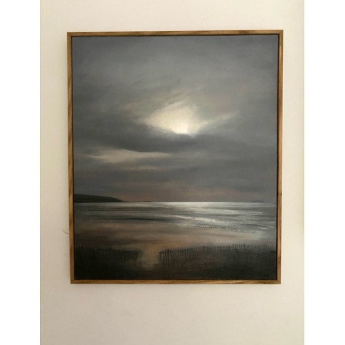 Framed in natural wood