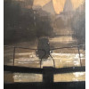 Hertford Union Canel, oil on linen board, 30 x 30cm