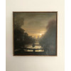Hertford Union Canel, oil on linen board, 30 x 30cm