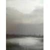 Flooded Fields, oil on board, 20.5 x 30.5cm