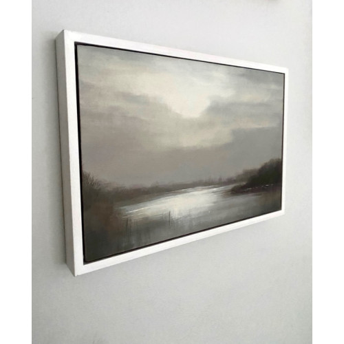 Framed in white