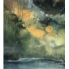 Slad Valley Pool 2, oil on canvas, 89.5 x 89.5cm