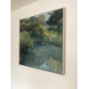 Slad Valley Pool 2, oil on canvas, 89.5 x 89.5cm