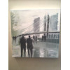 Battersea Evening, oil on canvas, 40 x 40cm