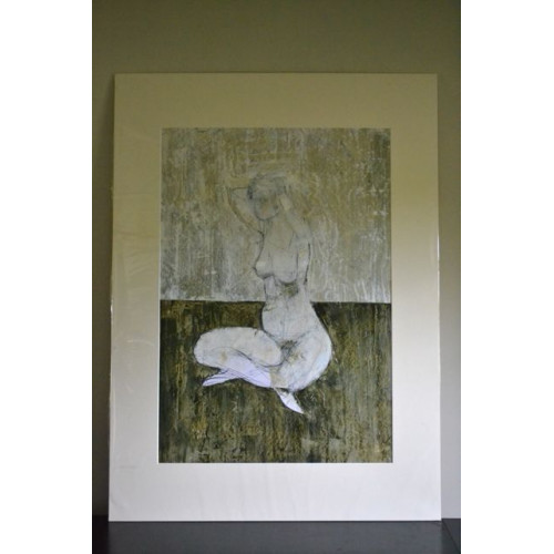 Mounted size: 107 x 78cm