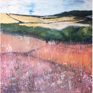 Coln Valley 2, oil on canvas, 60 x 60cm