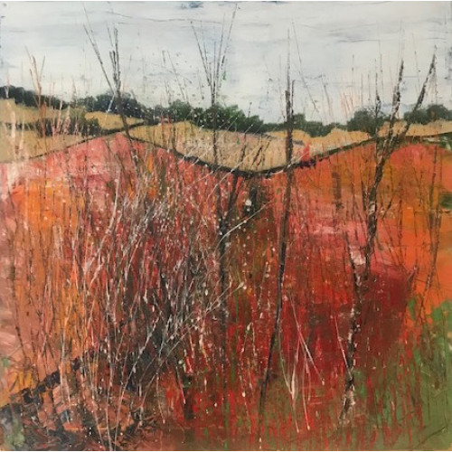 Coln Valley 3, oil on canvas, 60 x 60cm	