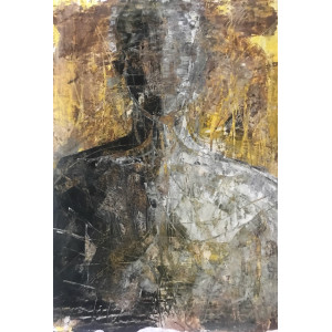 Shadow Man 2, oil on paper, 84.1 x 61cm