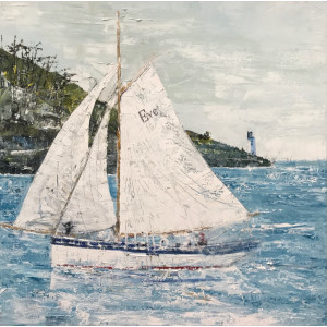 Eve, St Mawes, oil on canvas, 66 x 66cm