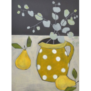 Spotty Jug and Pears