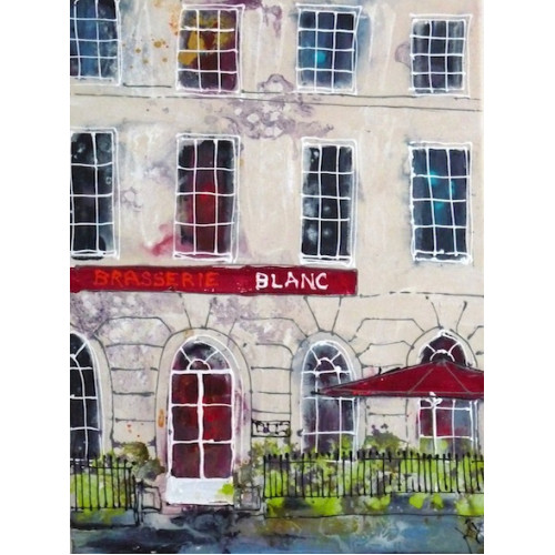 Brasserie Blanc, Cheltenham acrylic on canvas 40 x 30cm