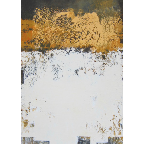 Field, oil and cold wax on board 26 x 18.5cm