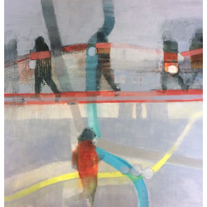 Transit 1, oil on canvas, 60 x 60cm