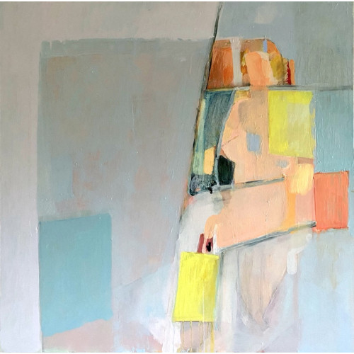 Hidden Figure, oil on canvas, 76 x 76cm