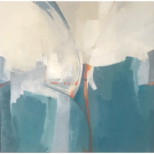 Flipside, acrylic on canvas, 50 x 50cm
