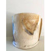 large, sand & rust, H:20cm D:24cm