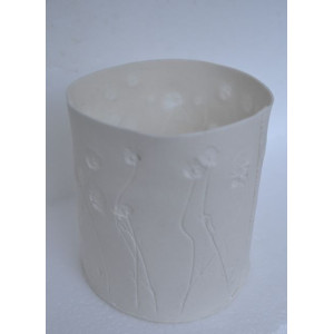 Daisies, porcelain candle burner, H:9cm	