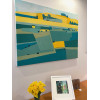 Wiltshire Vista, acrylic on canvas, 76 x 101cm, unframed