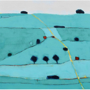 Cold Kitchen Path, acrylic on canvas board, 40 x 40cm