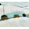 Wylye Valley Winter, acrylic on canvas board, 20 x 25cm