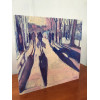Promenade of the Shadows 2, oil on panel, 30 x 30cm
