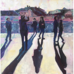 Venice Shadows, oil on canvas, 50 x 50cm