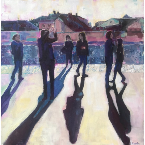 Venice Shadows, oil on canvas, 50 x 50cm