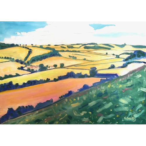 Naunton, oil on canvas, 40 x 50cm