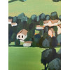 Village View, acrylic on canvas, 40 x 40cm