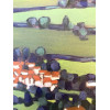 Across the Severn Vale, acrylic on canvas, 30 x 30cm
