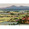 The View from Here, acrylic on canvas, 30 x 100cm
