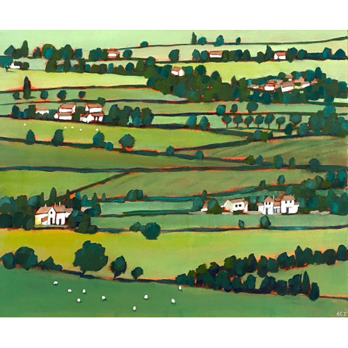  From the Paths we Take, acrylic on canvas, 50 x 60cm