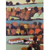 From Leckhampton Hill (Autumn), acrylic on canvas,  30 x 60cm