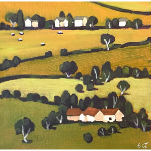 Homelands, acrylic on canvas, 20 x 20cm