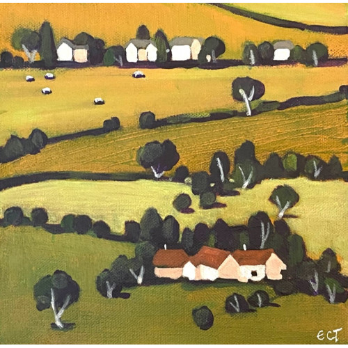 Homelands, acrylic on canvas, 20 x 20cm