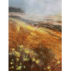 Alone on the Moor, mixed media on board, 29 x 29cm