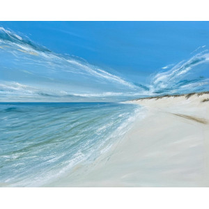 Dune painting, oil on canvas, 80 x 100cm