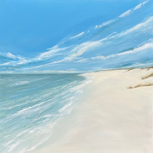Dune Walk, oil on canvas, 100 x100cm