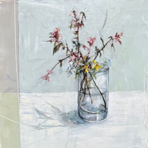 Early Riser, oil on board, 30 x 30cm