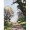 Bright Morning, oil and cold wax on board, 100 x 100cm