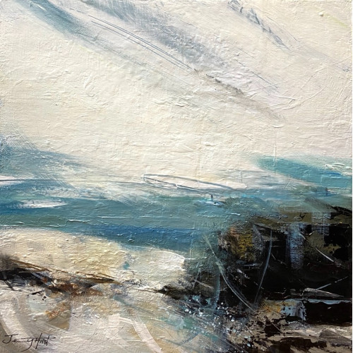 Dune, acrylic on panel,  30 x 30cm
