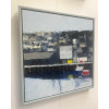 Newlyn Harbour, oil on panel, 40.5 x 40.5cm
