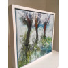 Pollarded Willows, acrylic on canvas, 30 x 30cm 
