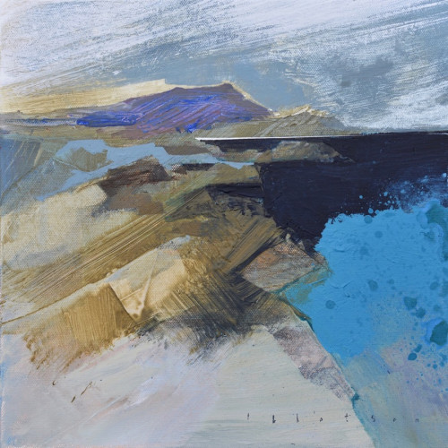 Firth of Lorn, acrylic on canvas, 30 x 30cm