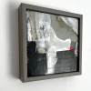 Blot on the Landscape, gesso, acrylic & graphite, 17 x 17cm
